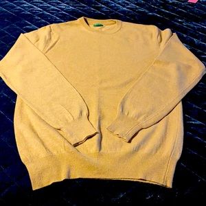 United Colors of Benetton Camel Wool Sweater L